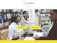 Tablet Screenshot of clickpesa.com